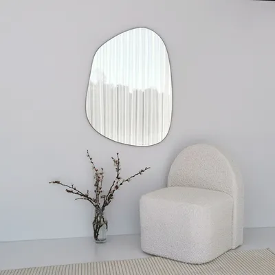 Produktbild von Skye Decor, Amorphous- AmorphousNOS, Transparent, Wandspiegel, 70x90x3,2 cm, 100% MDF