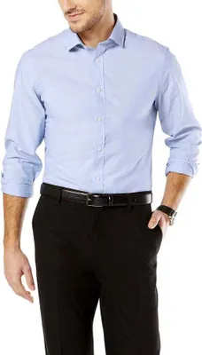 Produktbild von Dockers Refined Poplin Langarmhemd Blau L Mann Blau L