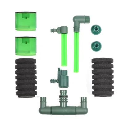 Imagen del producto de Filtro de espuma bioquímica para acuarios, marca Doppelkopf, utilizado en equipos para estanques de peces (modelo QS-100A)