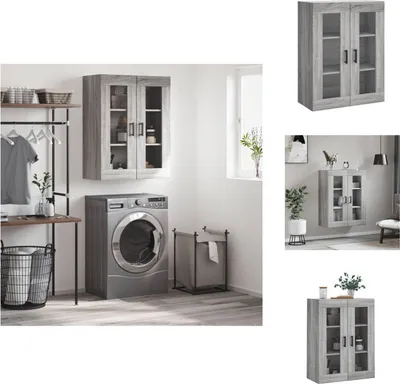 Immagine prodotto di vidaXL Armadio a muro grigio Sonoma 69,5x34x90 cm - Credenze