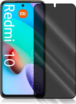 A privacy screen protector is shown on a smartphone.