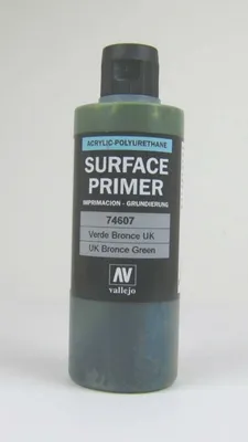 Obrázok produktu pre Vallejo 74.607, Základná farba, Kov, Plast, Polyvinylchlorid (PVC), Pripravené a zmiešané, Mosadz, Kov, Plast, Drevo, Zelená, Matný