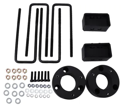 Zdjęcie produktu dla Zestaw do podnoszenia zawieszenia i wyrównywania wysokości o 3 cale z przodu i z tyłu – zamiennik do FORD F150 2WD/4WD 2004–2019