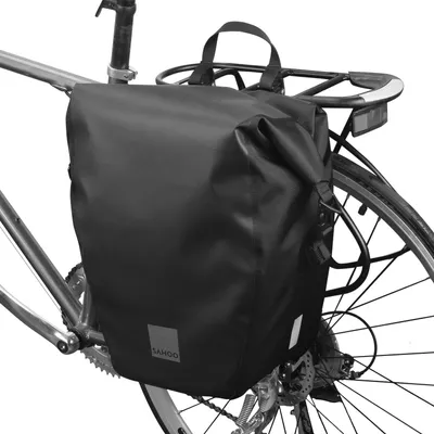 Produktbild von 20L Wasserdichte Fahrradkoffer Tasche Fahrrad Gepaecktraeger Tasche Fahrrad Gepaecktasche Reisetasche