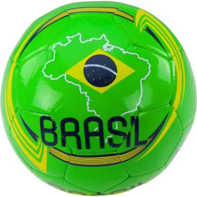 Produktbild von Leantoys Fußball Größe 5 Brasilien Flagge 24 cm