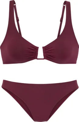 Produktbild von s.Oliver Bustier-Bikini bordeaux Größe 40 Cup C/D