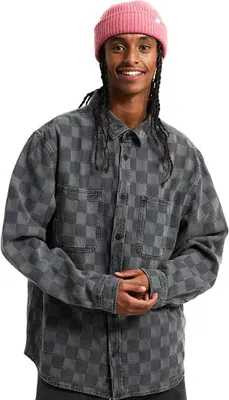 Produktbild von Vans Hastings Checkerboard Denin LS Wove Faded Black L