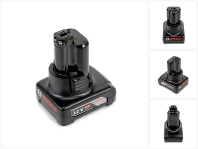 Produktbild von Bosch 1 600 Z00 02Y, Akku, Lithium-Ion (Li-Ion), 4 Ah, 10,8 V, Schwarz, 1 Stück(e)