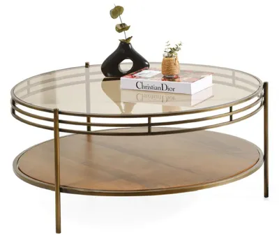 Obrázok produktu pre Luxusný okrúhly konferenčný stolík, moderný dizajn, elegantný štýl, exkluzívny,