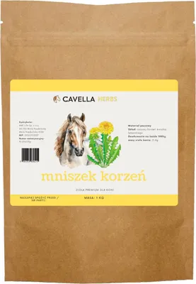 Zdjęcie produktu dla CAVELLA Zioła dla koni Mniszek korzeń - 1 kg