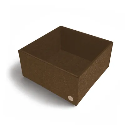 Produktbild von Aufbewahrungsbox CLEAN Filz 30 x 30 x 15 cm ohne Deckel in hellbraun meliert