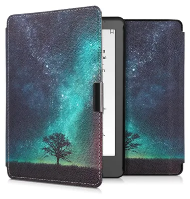 Produktbild von kwmobile 44409.12, Folio, Schwarz, Blau, Grau, Kobo, 15,2 cm (6"), Kunstleder, Kobo Aura Edition 2