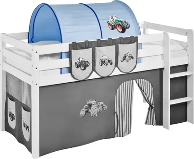Produktbild von Lilokids Tunnel Trecker Blau - für Hochbett, Spielbett und Etagenbett - Maße: 80 cm x 100 cm x 90 cm; TN14-TRECKER-BLAU