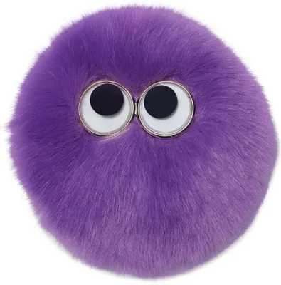 Produktbild von ergobag Schulranzen-Zubehör Fluffy Klettie Lila-Flausch violett