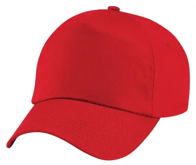 Immagine prodotto di Beechfield - Cappellino "Original" a 5 pannelli per bambini FK1379 (taglia unica) (rosso)