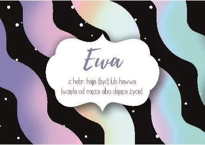 Image de Aimant « Prénoms » - Ewa - Szaron