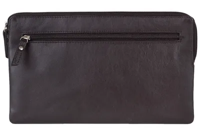 Produktbild von Banktasche Geldtasche LEAS in Echt-Leder, braun - Special-Edition