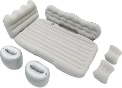 Obrázek produktu pro Vzduchová matrace do auta SUV Pohyblivá silnější nafukovací matrace do auta pro cestování, kempování a venkovní aktivity (černá), 130 cm * 85 cm * 30 cm, tloušťka: 12 cm