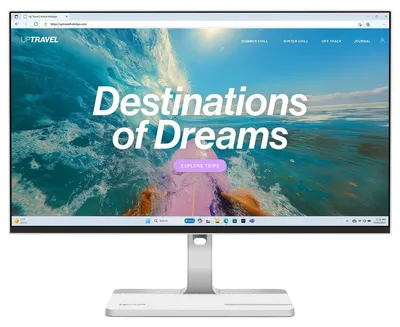 Produktbild von Lenovo L24D-4C, 60,5 cm (23.8"), 1920 x 1080 Pixel, Full HD, LCD, 6 ms, Grau