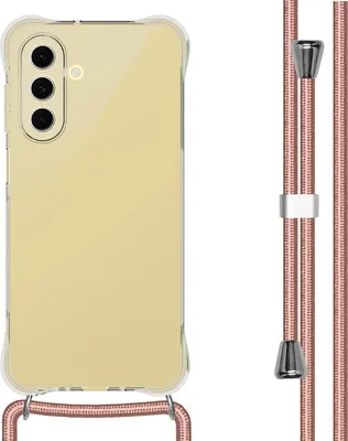 Image de imoshion Coque arrière transparente avec cordon pour Samsung Galaxy A26 - Or rose