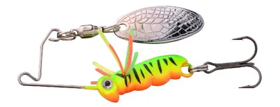 Produktbild von SPRO Larva Spinnerbait mit Drillingshaken Firetiger 4cm 7g
