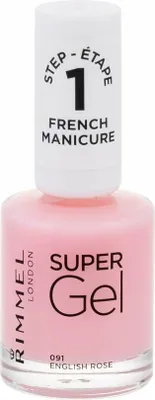Obrázok produktu pre Rimmel Super Gel French Manicure, 12 ml, Ružová, English Rose, Sfarbenie, Kefa, BUTYL ACETATE, ETHYL ACETATE, NITROCELLULOSE, ACETYL TRIBUTYL CITRATE, ISOPROPYL ALCOHOL,...
