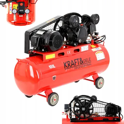 Zdjęcie produktu dla Kompresor 100L 2 Tłoki Napęd Pasek Spreżarka 400V