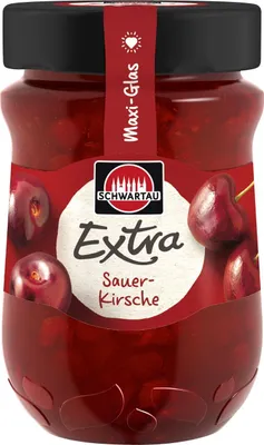 Produktbild von Schwartau Extra Sauerkirsche, 600g