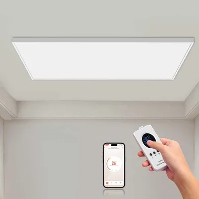 Produktbild von Elektrische Heizung – Wandmodell – Raumheizung – Energieeffizient – Mit Fernbedienung – 1000 Watt – Weiß