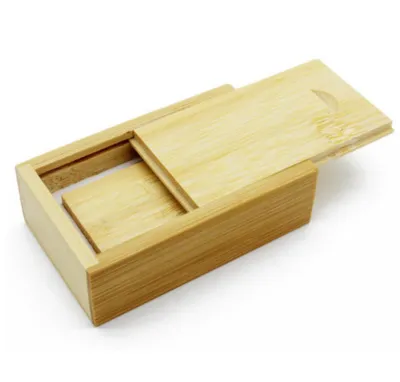 Obrázok produktu pre Sada: USB drevený hranol 2.0 32GB a drevený malý box, bambus