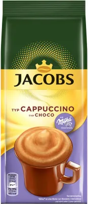 Obrázek produktu pro Jacobs Choco, 500 g, Cappuccino, 405 kcal, 1715 kJ, 51 kcal, 3%