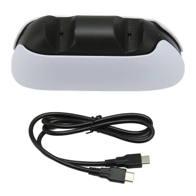 Image de pour PS5 Controller Charger Dual Controller Charging Stand with LED Indicator for PS5 Docking Station
