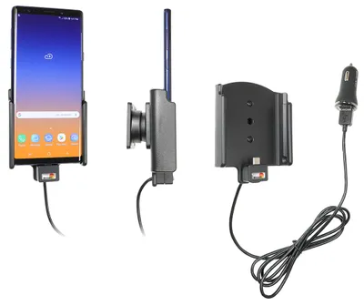 Produktbild von Brodit Gerätehalter 721069 mit Ladefunktion - für Smartphones - Samsung Galaxy Note 9