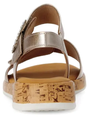 Produktbild von Gabor 2.734.82_6, Sandaletten in Beige für Damen, Größe 37