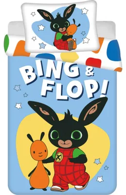 Obrázok produktu pre Posteľná bielizeň Bunny Bing Flop baby 100x135, 40x60 cm