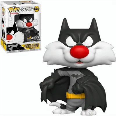 Produktbild von Funko Pop! Animation  x Looney Tunes - Sylvester as Batman #844 FYE Exclusive