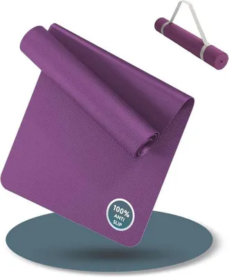 Produktbild von Famanu Yogamat Extra Antirutsch 180x60 cm - Inklusive Tragegurt