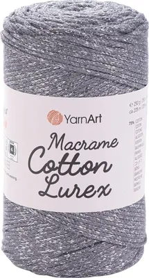 Produktbild von Yarn Art Macrame Baumwolle Polyester 2 mm 205 m 737 Schnur