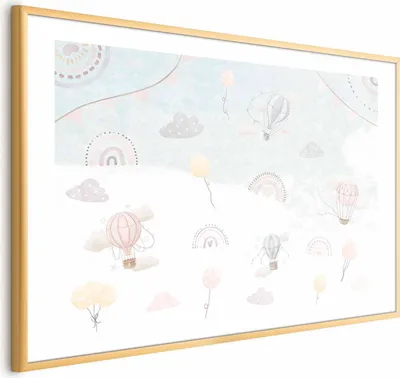 Produktbild von Posterpapier Poster - Adventure Among the Clouds 60x40 cm Für Kinder e-C-10070-ao-a