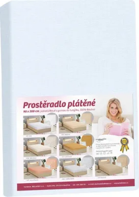 Obrázek produktu pro Prostěradlo plátěné - Modrá - 90x200