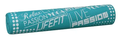 Obrázek produktu pro Gymnastická podložka LIFEFIT® SLIMFIT PLUS, 173x58x0,6cm, tyrkysová