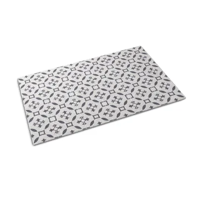 Obrázek produktu pro Rohožka před dveře - Podložka na zachytávání nečistot- Protiskluzová vnitřní venkovní rohožka - 60x40 cm - Hnědé vzory