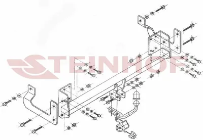Produktbild von Z547517 Anhängerkupplung passend für PEUGEOT 407 2004-2011 starr
