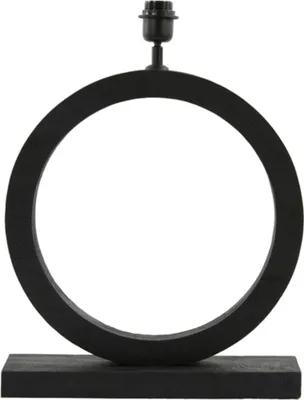 Image de Light & Living - lampe de table - Tinar - noir - bois - luminaire individuel - E27 - 8304912