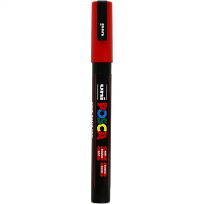 Zdjęcie produktu dla UNI-POSCA Marker pigmentowy czerwony