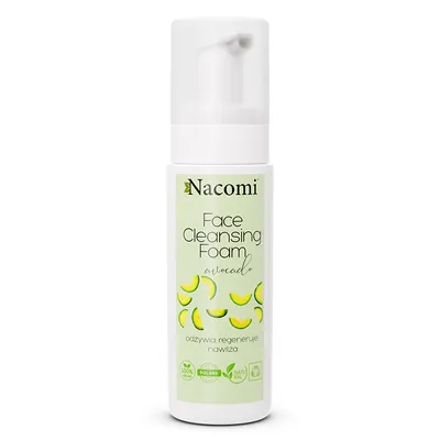 Obrázok produktu pre Pena na čistenie tváre s avokádom Nacomi, 150 ml