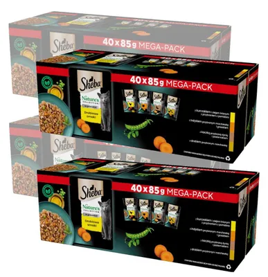 Produktbild von Sheba Nature’s Collection Geflügelgeschmack 160x85g Nassfutter Vollwertkost Für Katze In Gelee