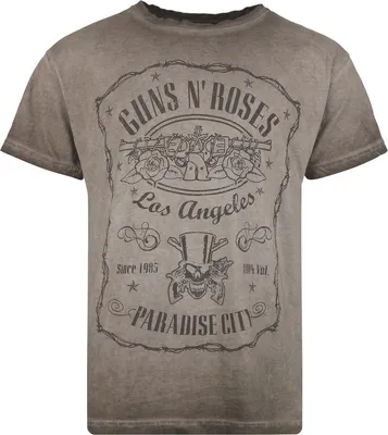 Produktbild von Guns N' Roses T-Shirt Herren Paradise City braun S