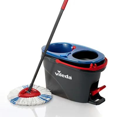 Productafbeelding van Vileda H2PrO Wischset met emmer, dubbelreservoir systeem en microvezel – H2pro SpinMop