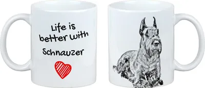 Produktbild von Art-Dog Keramiktasse Schnauzer